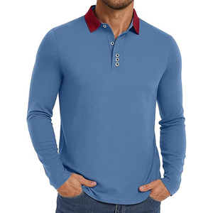 Camisas de Manga Larga para Hombre, 100% Algodón, Cuello Camisero, Casual, Transpirable, con Botones, Bolsillo Personalizado, Venta al por Mayor - Product Image 3