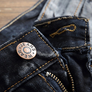 Nuevos Jeans Ajustados de Diseñador para Hombre, de Alta Calidad, Estilo Vintage Desgastado, Venta al por Mayor, Ropa Urbana, Jeans Ajustados Desgastados para Hombre - Product Image 4