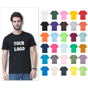 เสื้อยืดผู้ชายคุณภาพสูงขายส่ง 230 กรัม โพลีเอสเตอร์/คอตตอน แห้งเร็ว ระบายอากาศดี สไตล์ฮิปฮอป รับสกรีนโลโก้ - Product Image 1