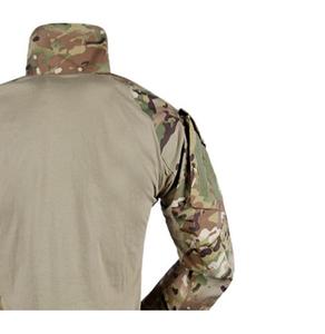 Venta al por mayor de camuflaje duradero transpirable Verde Negro algodón uniformes verde negro camuflaje tela chaleco táctico con tela vaquera - Product Image 5