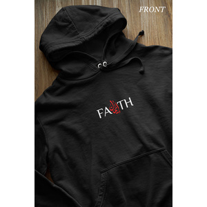 Sudadera con capucha de punto de edición limitada Faith God Does Not Burden (unisex) - Product Image 1