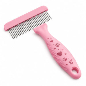 Peigne de toilettage pour animaux de compagnie SHEARS BEAUTY, écologique, imperméable, en acier inoxydable, pour chiens et chats - Réutilisable et portable - Product Image 3