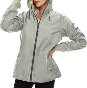 Chaquetas Cortavientos para Mujer, Logotipo Personalizado, Impermeables, de Alta Calidad, Tallas Grandes - Product Image 1