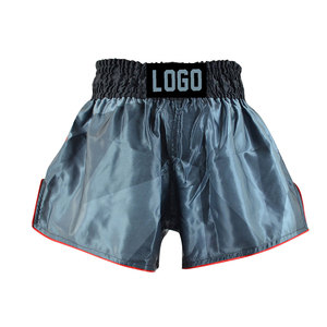 Haute qualité MMA hommes Muay Thai Shorts de boxe respirant Fitness Arts martiaux combat troncs noir entraînement Shorts d'entraînement - Product Image 5