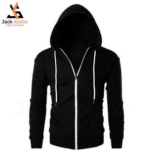 เสื้อฮู้ดดี้แฟชั่นสุดฮิตสำหรับฤดูร้อน เนื้อผ้าเบา ผู้ผลิตขายส่ง เสื้อฮู้ดดี้ผู้ชายไซส์ใหญ่ คุณภาพดีเยี่ยม มีซิป - Product Image 1