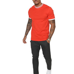 เสื้อยืดคอกลมแขนสั้นสำหรับผู้ชายเครื่องแต่งกายระดับพรีเมียม - Product Image 6