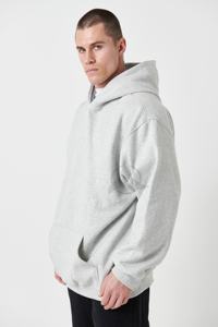 Customized 100% <b>Thick</b> Cotton Oversized <b>Hoodie</b> <b>for</b> <b>Men</b> Breathable Heavyweight Thermal Streetwear Embroidered Hooded Collar - Product Image 5