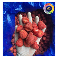 Groothandelsprijs 100% Gevriesdroogde Aardbei, Fd Gedroogd Heel Aardbeienfruit, Knapperige Gevriesdroogde Aardbeien Tegen Een Goedkope Prijs
