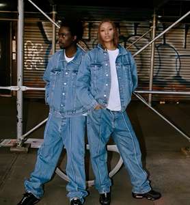 Ensemble de 2 pièces personnalisé de haute qualité pour hommes Veste en jean 100% coton avec boutons à taille moyenne Motif solide Décontracté pour l'été - Product Image 5