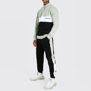 Street Custom 3D Puff Print Men's Winter Sweatpants Set Heavyweight Fleece Full Face Zip Hoodie Jogger <b>Tracksuit</b> Men's 2-Piece - Product Image 4
