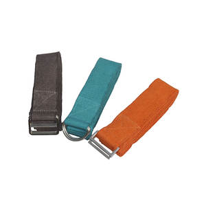 Correa de Yoga de algodón Premium Cinturón elástico ajustable para flexibilidad en entrenamiento de pilates y ejercicio físico - Product Image 3