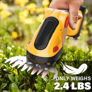 Tagliasiepi Elettrico Telescopico 2-in-1 Portatile Senza Fili, Mini Tagliasiepi e Decespugliatore <span class=keywords><strong>da</strong></span> Giardino - Product Image 1