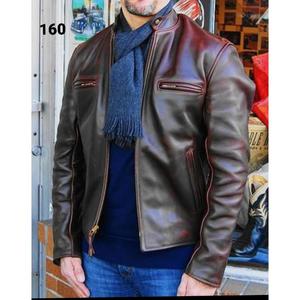 Veste en toile coupe-vent et imperméable pour homme, veste d'hiver en cuir unisexe avec une personnalité attrayante - Product Image 4