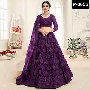 Inde et style pakistanais broderie lourde et travail de séquence Lehenga Choli fabrication et prix de gros indien Salwar Kameez - Product Image 5
