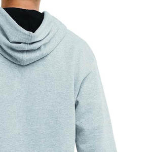 Sudadera con capucha transpirable de algodón orgánico grueso estampado a la moda de invierno para hombre personalizada al por mayor peso pesado - Product Image 3