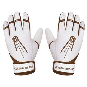Guantes de Béisbol Personalizados de Primera Calidad, Impresos, al por Mayor, con Palma Sintética Hidrófuga y Respaldo Perforado, Guantes de Bateo de Softbol - Product Image 1