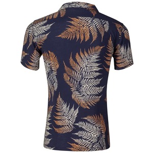 การออกแบบที่กำหนดเองสไตล์ที่กำหนดเองพิมพ์บุรุษชายหาดเสื้อฮาวาย - Product Image 4