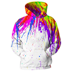 Sweats à capuche pour hommes en polyester à imprimé par sublimation de différentes couleurs personnalisées Vente en gros OEM pour hommes - Product Image 4