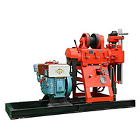 Máquina perforadora rotativa de mina de alimentación hidráulica de 100M/180m, 220V, con bomba y componentes de núcleo de Motor
