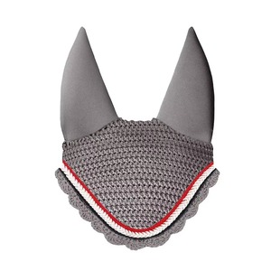 Masque anti-mouches pour cheval d'équitation, voile, filet pour les oreilles, bonnet, logo personnalisé, couleur et taille personnalisées, léger, protection extérieure, prix de gros bas - Product Image 1