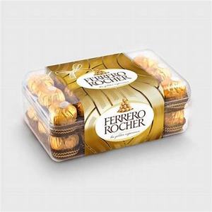 プレミアム菓子/ヘーゼルナッツ入りチョコレート/Rocherデザート