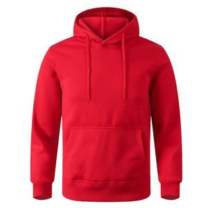 Sudadera de poliéster/algodón cálida de invierno para hombres y mujeres, ropa de calle informal de Color sólido, jerséis, sudaderas con capucha deportivas de bolsillo para Fitness - Product Image 1