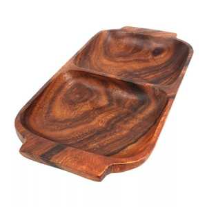 Bandeja de Servir Rectangular de Madera Hecha a Mano Personalizable de Lujo - MA CRAFT INDIA, Duradera para Uso en el Hogar y Restaurantes - Product Image 4