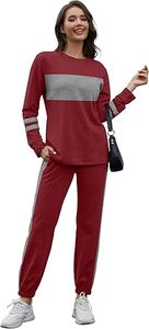 Ensemble de survêtement athlétique 2 en 1 en velours respirant pour femmes automne motif solide sweat à capuche zippé rayures Logo pantalon de survêtement à capuche tenue - Product Image 2