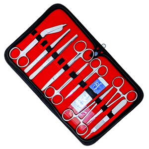 Kits quirúrgicos avanzados de 10 piezas con mango de bisturí, cuchillas, portaagujas, pinzas, Kit de cirugía médica - Product Image 5