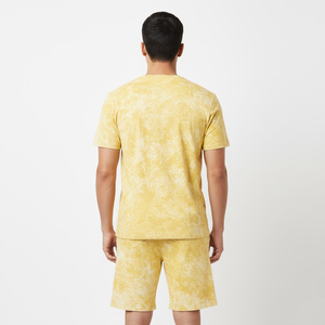 Acid WASH ผู้ชายสไตล์วินเทจแห้งเร็วระบายอากาศได้ดีวัสดุนิ่มน้ำหนักเบาใช้ในยิมฝึกซ้อมแฟชั่นลำลองสำหรับฤดูร้อน - Product Image 2