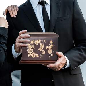 Urnas conmemorativas de cremación para cenizas humanas, caja de urnas de madera y ataúd para cenizas, hombres, mujeres y niños, entierro grande - Product Image 5