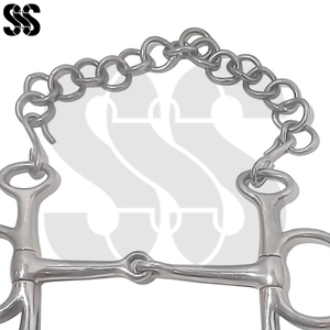 Nuevas y Modernas Mordazas para Caballos de Acero Inoxidable de Alta Calidad, Resistentes y Ajustables, al por Mayor y Personalizables, que Evitan el Deslizamiento del Bocado - Product Image 2