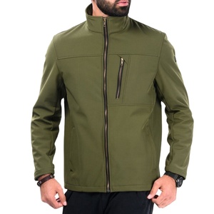 Nueva Chaqueta Softshell de Invierno de Alta Calidad 100% Poliéster para Hombre, Ropa Casual, Impermeable, Transpirable, Cuello Alto, Estilo Urbano 2026 - Product Image 1