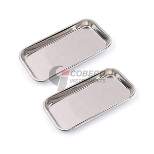 Plateaux chirurgicaux modulaires, sections emboîtables, acier inoxydable, configuration personnalisable, divers procédures - Product Image 1