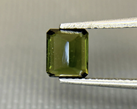 Tourmaline verte naturelle en forme d'octogone origine brésilienne à facettes bleu vert pierres précieuses en vrac fabrication de bijoux Jaipur bijoux fins