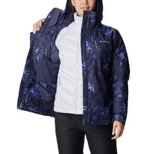 แจ็คเก็ตพัฟเฟอร์สีพื้นขายดีสำหรับผู้หญิง / แจ็คเก็ตพัฟเฟอร์ฤดูหนาวขายส่งที่ดีที่สุดสำหรับผู้หญิง พร้อมโลโก้ปักแบบกำหนดเอง - Product Image 3