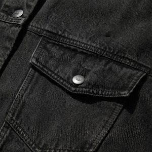 2026 High quality cotton <b>jacket</b> for men Sleek <b>black</b> finish modern fit and all day comfort - Product Image 3