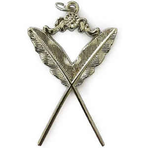 Juego de joyas de cuello de estilo tradicional para oficiales de logia azul masónica, cepillo de medalla de Metal dorado, precio razonable, joyas masónicas Regalia - Product Image 3