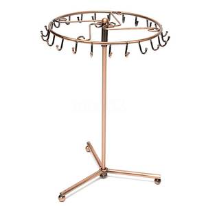 Soporte de joyería de alambre de acero inoxidable más vendido Soporte de metal de diseñador para colgar joyas en el precio de la sala de estar - Product Image 6