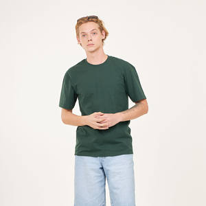 เสื้อยืดโอเวอร์ไซส์ผู้ชาย ผ้าฝ้าย 100% สไตล์สตรีทยอดนิยม แขนสั้น ผ้าเจอร์ซีย์ 180 กรัม เป็นมิตรกับสิ่งแวดล้อม ระบายอากาศได้ดี ไม่เป็นขุย - Product Image 1