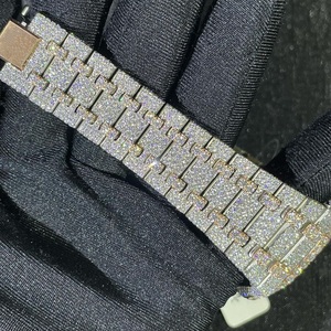 นาฬิกาควอทซ์อัตโนมัติสำหรับผู้ชายหน้าปัดเพชรสีส้มสำหรับผู้ชาย - Product Image 3