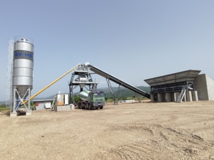 Key Features 160 M3/h Electric Fixed Concrete Batching Plant with PLC Gearbox Bearing Motor <b>Engine</b> Batch Machine - Product Image 3