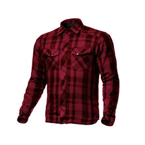 Camisa de Manga Larga a Cuadros, Estilo Vintage, Lavada al Ácido, Desgastada, con Botones y Logotipo Personalizado Bordado - Product Image 4