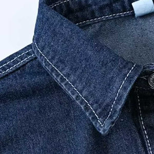 Custom Women's Denim Jacket with Loose Fit Button <b>Detail</b> Breathable Solid Pattern - Product Image 4