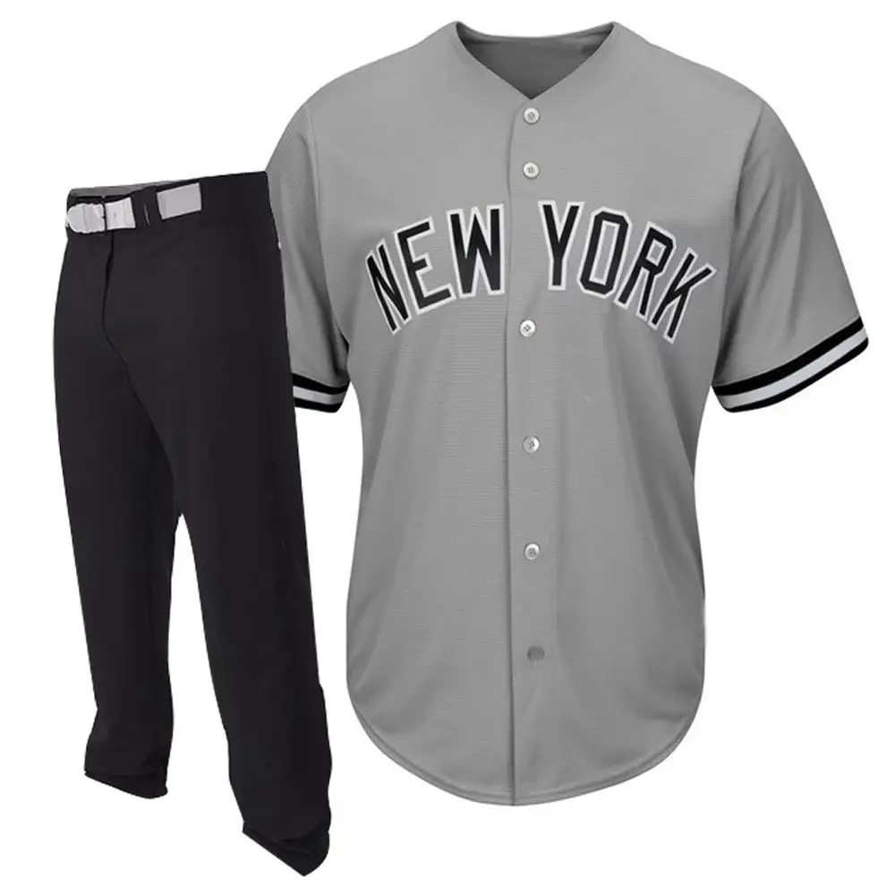 Novo 2023 OEM Projetar Seu Próprio Beisebol Softball Uniformes 100% Poliéster Baseball Uniformes Set