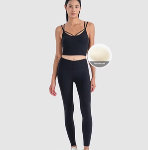 ชุดเล่นโยคะสำหรับผู้หญิงชุดเล่นโยคะออกกำลังกายในยิมชุดเล่นโยคะระบายอากาศได้ - Product Image 1