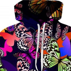 Último estilo invierno Color sólido transpirable ecológico con capucha mujeres sudaderas con capucha frente personalizado colores poliéster/algodón al por mayor - Product Image 3