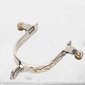 Éperons d'équitation de première classe pour bottes de cowboy, en acier inoxydable, personnalisation acceptée, produits équestres personnalisés - Product Image 3