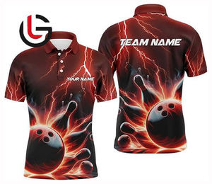 Polo de bowling imprimé personnalisé pour femmes, vêtements d'équipe de sport, 100% polyester spandex, poids de 240 grammes, sublimé, meilleur haut - Product Image 5