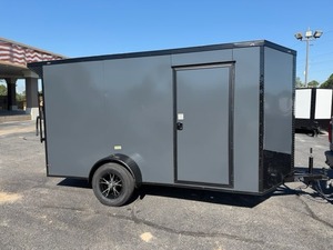 Clean modern look 6x12 Enclosed <b>Cargo</b> <b>Trailer</b> For Sale - Product Image 3